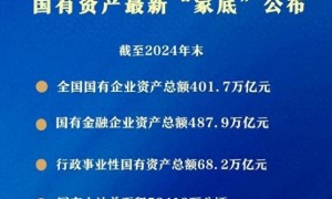 国有资产最新“家底”公布