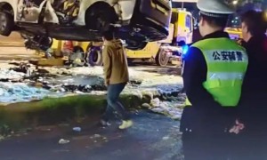 上海一辆理想Mega行驶时无碰撞起火,10秒内车底连续爆炸,被烧成空架,多方回应